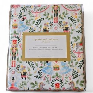 cupcakes & cashmere Multicolor King Cotton Sheet Set